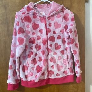 Wonder nation super soft fleece zip up hoodie.